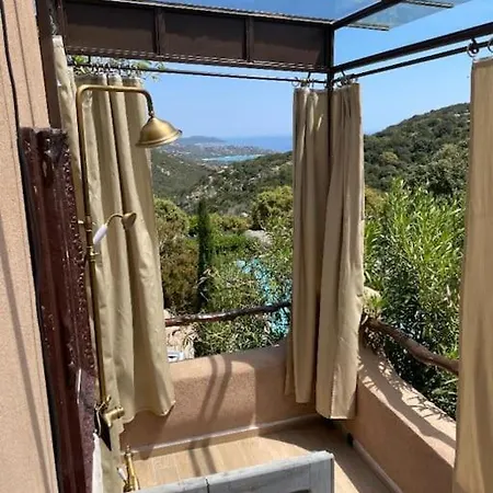 Ferienhaus T3 Independant Dans Piscine Privee Vue Panoramique Tres Calme 4personnes *